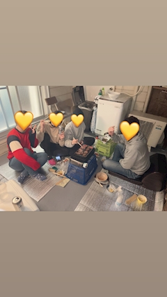 茉奈ママ「極寒焼肉🍖笑」