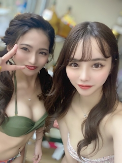 アテにゃん🐱「今日からガチビキニ！水着DAYスタートだにゃん♪」