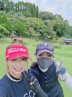 美樹ママ「約４ヶ月振りのゴルフ～⛳☀️」