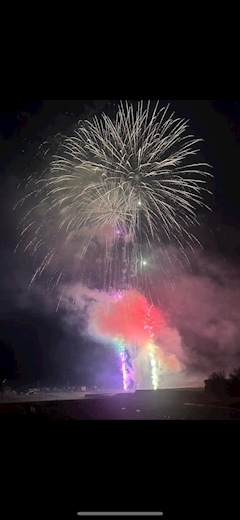 あいり🎍川崎GARDEN🎍「昨日地元の花火🎆�」