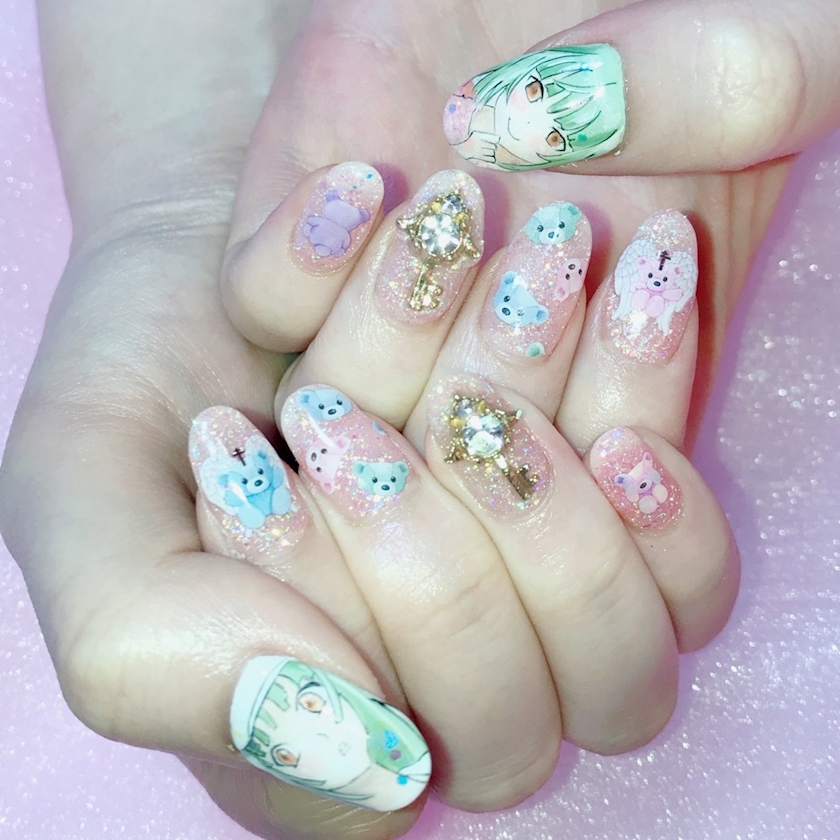 化物語のなでこちゃんネイル のあ Story Of A Village ストビレ ストーリーオブビレッジ 天神 親不孝通りのガールズバー ポケパラ