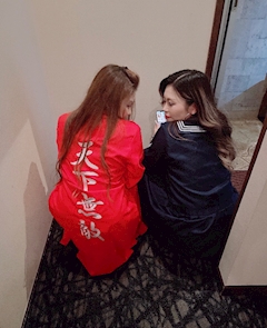 まり「ハロウィンコスプレ🎃」