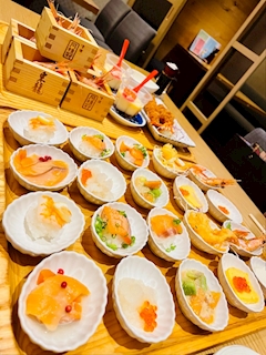 米倉 あやめ「サーモン＆エビ💕💕💕」