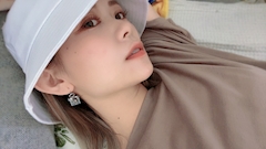 愛原 咲菜「おきゃわデニムピアス💙」
