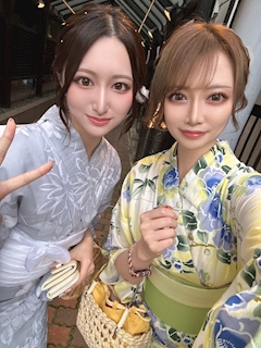 愛沢ココナ👧🏼🎀♥️「女の子達と👘♥️」