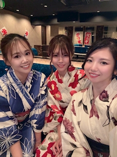 まり「浴衣イベントたのしすぎたん( •̀ᴗ•́ )/♡」