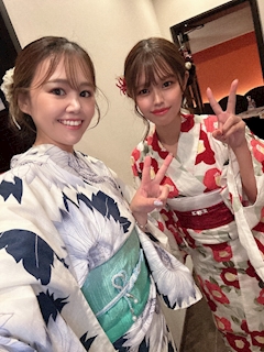 まり「浴衣イベント(*ᴗ͈ˬᴗ͈)ꕤ*.ﾟ」