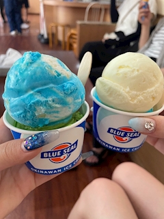 みらい️‎🐈‍⬛🎀「沖縄行ってきたあ🐬🏝」