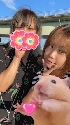 らら「昨日はみんなでBBQ」