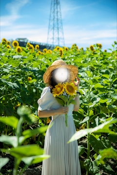 なお「向日葵🌻」