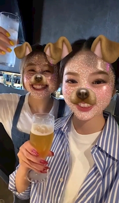 ゆき☺︎refu南森町「🍻乾杯～🍻」