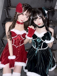 🎀 うる 🎀「おそろいサンタ❤️💚」