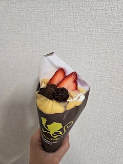 かすみ「クレープ🤤」