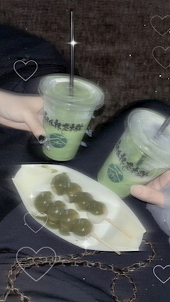 やぴ「花より団子🍡」