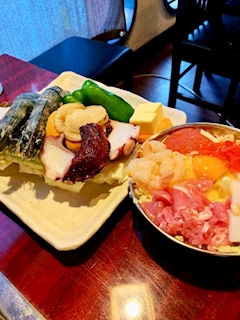 まお「お好み焼き🍻」