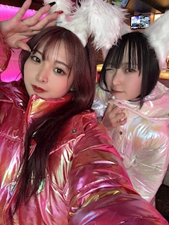 👯りく👯「大好きなキラキラコートきたー🥰」