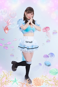プロフィール写真20・💜❄️和泉ゆかり❄️💜【🪸Mermaid🧜♀️】|Cafe&Bar Mermaid・マーメイド - 秋葉原のコンカフェ