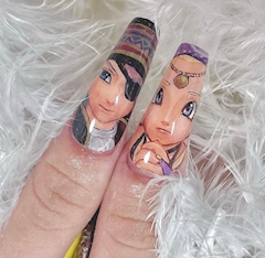 えりか「ネイル💅🤍🖤」