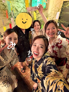 ちいママ若葉「七夕浴衣イベント∠(  ˙-˙ )／」