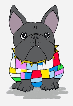 プロフィール写真1・招き犬のブル|ラウンジ息吹・イブキ - ミナミのラウンジ/クラブ