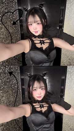 なぁちゃん🧸「牙つけてみた💖」