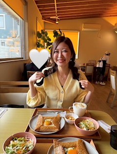 白石　のぞみ「ガレットモーニング☀️」