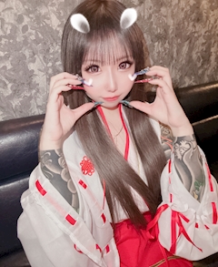 プロフィール写真9・❤️🧡💛💚💙💜與座妃菜💜💙💚💛🧡❤️｜錦 ガールズバー・アズ