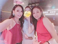 🍒✨泉水 真梨✨🍒✨🍒「赤白赤な、まり、りえ、あきです😊😊😊❤️」