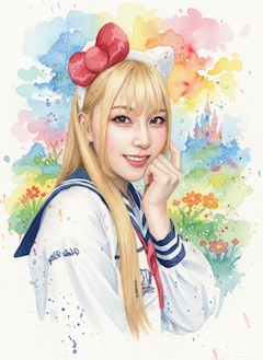 きょん🦋一撃必札「AI画像生成すげぇぇぇえ！！！！」