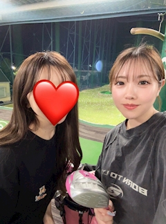 茜音 りつ「打ちっぱなし⛳️」