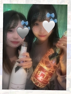 まい🐱🩷「今日いるよ～🐰🩵🩶」