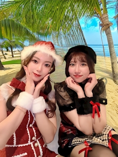 かな「サマーサンタ🌞🌴🌺✨」