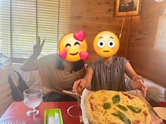 千夏「お友達とランチ😄」