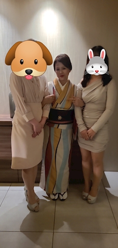 美華「さらちゃんとかえでちゃん❤️🧡💛💚🩵💙💜‪🩷」