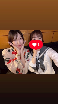倉木 ねね「仲良しフォト🤭」