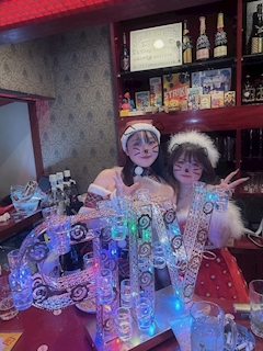 みちか「クリスマス🎅❤️💚」