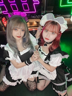 はな🩵店長「メイド🖤🖤🖤🖤」