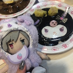 すず「🍛💜🖤」