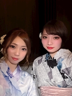桜木 はる「浴衣DAY1日目🩵👘」
