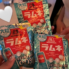 あくあ「ラムネ被り🩵🩵」