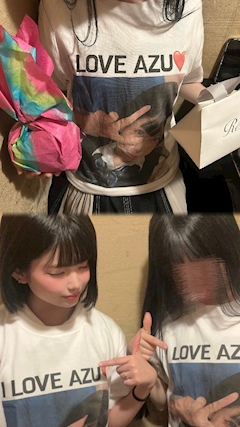 あずさ「あずT オークションでもしよかな😂🤚🏻✨」