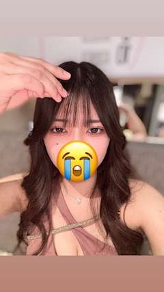 💍りんか💍「前髪切りすぎた、、、😭」
