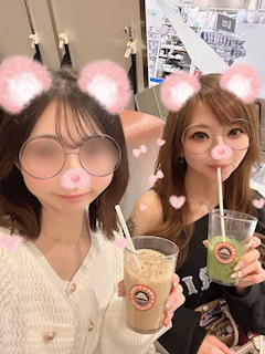 かな「めっちゃ久しぶり☕」