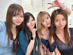 るな「綺麗なキャストさん達と🩷🩷🩷」