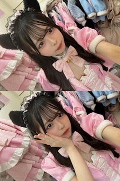 まな「おちゅ🐈‍⬛🩵」