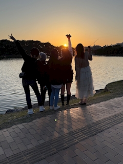 さくら「Xeno fam でお花見🌸」