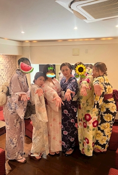 りおなチーママ「浴衣DAY」