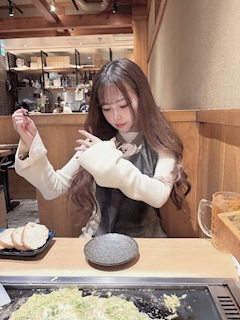 みゆ🎀「休日のもんじゃ😵‍💫💭」