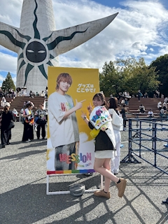 かえで「今年初フェス🤘🏻💛」
