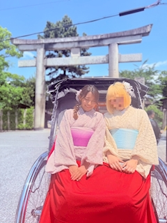 ゆめな🌙*ﾟ【千葉sonica】「京都でお着物着てん👘 ̖́-‬」